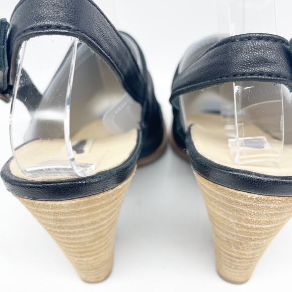 Paul Green Women's Raquel Slingback Heeled Sandals Black Size UK 5 US 7.5 - Picture 11 of 12